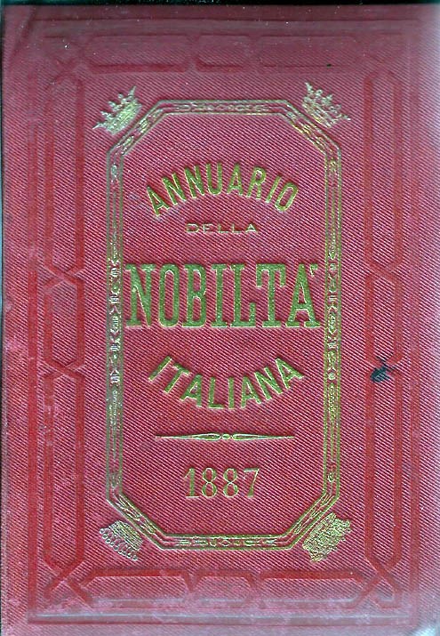ANNUARIO DELLA NOBILTÀ ITALIANA 1887