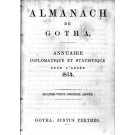 ALMANACH DE GOTHA, 1854. ANNUAIRE GÉNÉALOGIQUE, DIPLOMATIQUE ET STATISTIQUE