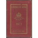 ALMANACH DE GOTHA, 1871. ANNUAIRE GÉNÉALOGIQUE, DIPLOMATIQUE ET STATISTIQUE