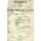 RIVISTA DEL COLLEGIO ARALDICO (RIVISTA ARALDICA), ANNO XII, 1914