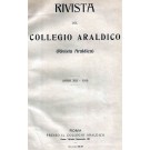 RIVISTA DEL COLLEGIO ARALDICO (RIVISTA ARALDICA), ANNO XIII, 1915