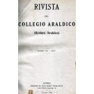RIVISTA DEL COLLEGIO ARALDICO (RIVISTA ARALDICA), ANNO XV, 1917