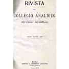 RIVISTA DEL COLLEGIO ARALDICO (RIVISTA ARALDICA), ANNO XXVIII, 1930